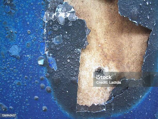 Azul Textura De Madera Foto de stock y más banco de imágenes de Agua - Agua, Ampolla - Lesión física, Oxidado