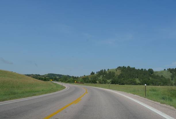 istock Winding road in Custer, South Dakota 1369406860