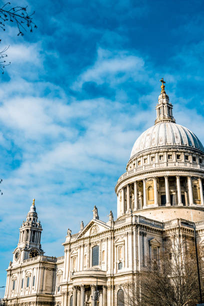 St. Paul's Cathedral in Central London, England, UK.