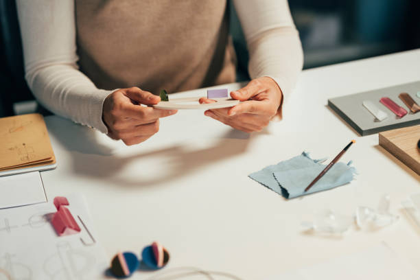istock Unrecognizable Jewelry Artisan Working in her Office 1369414799