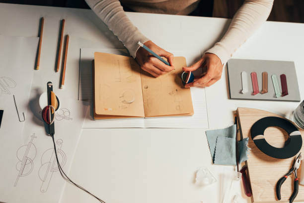 istock Anonymous Jewelry Artisan Working in her Office 1369414858