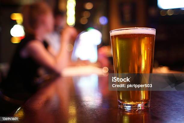 Glass Of Beer Stock Photo - Download Image Now - Adult, Alcohol - Drink, Bar - Drink Establishment