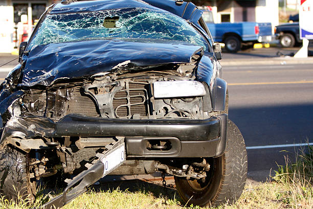 accident de voiture - totaled photos et images de collection