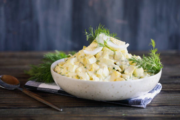 istock Bowl of Egg Salad Sandwich Spread with Dill 1369417394