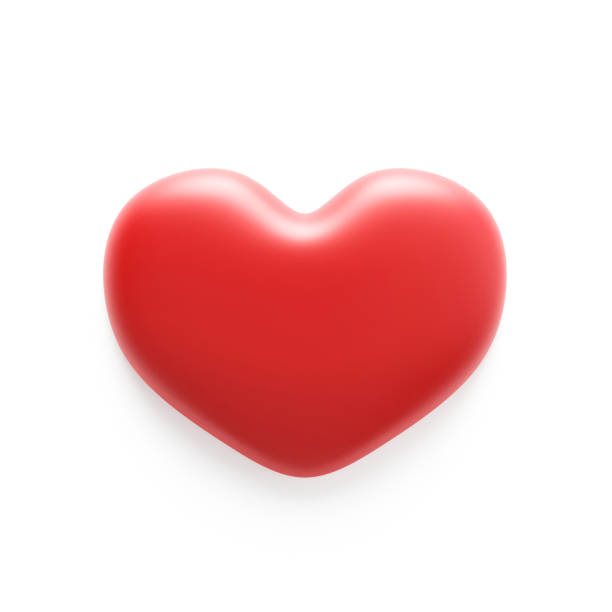 istock 3d render love heart. Red heart isolated on white background. St valentine's symbol. 3d rendering. 1369433961