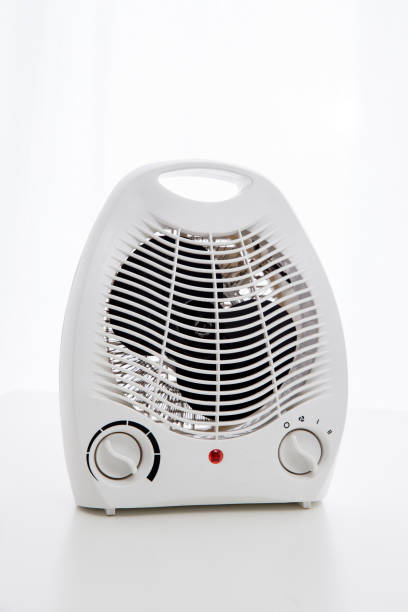 istock Fan Heater on white background 1369436756