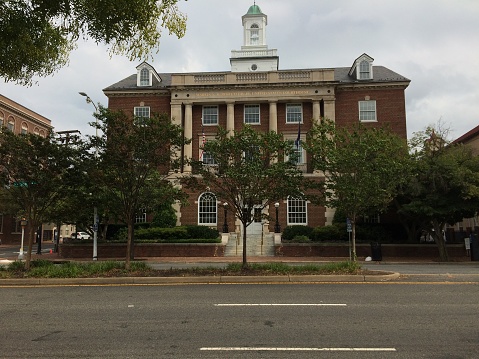 The first courthouse to be named after a federal bankruptcy judge, Bostetter Courthouse is listed on the National Register of Historic Places as part of the Alexandria, Virginia Historic District.