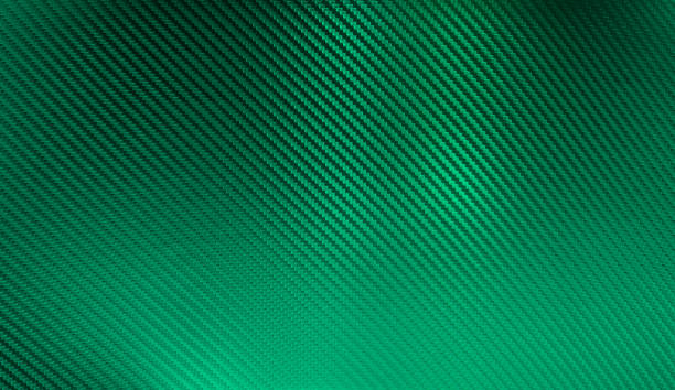 Glossy Green Carbon Fiber Background Image
