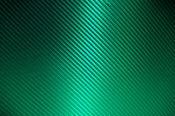istock Glossy Green Carbon Fiber Background Image 1369442565