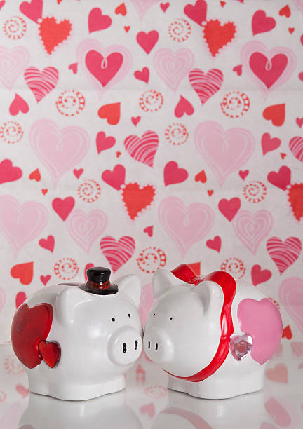 istock Valentine's Day Piggy Banks 136946283