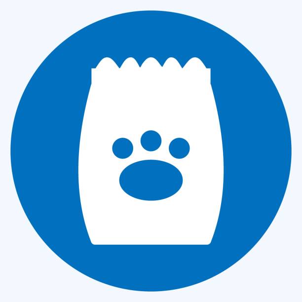 istock Icon Pet Food I - Long Shadow Style - Simple illustration,Editable stroke 1369464638