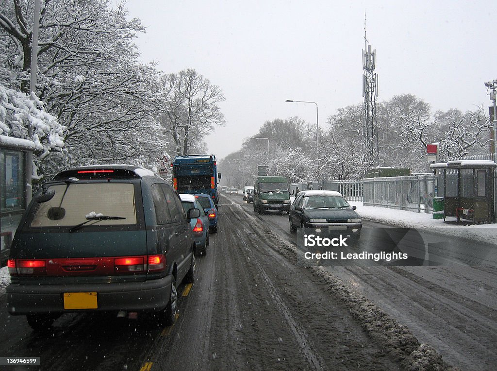 Neve caos, Londres - Foto de stock de Bosque - Floresta royalty-free