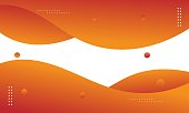 istock Gardient Orange Abstract Fluid Shape Background 1369471238
