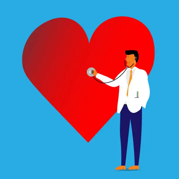 Vector illustration of Healthy heart