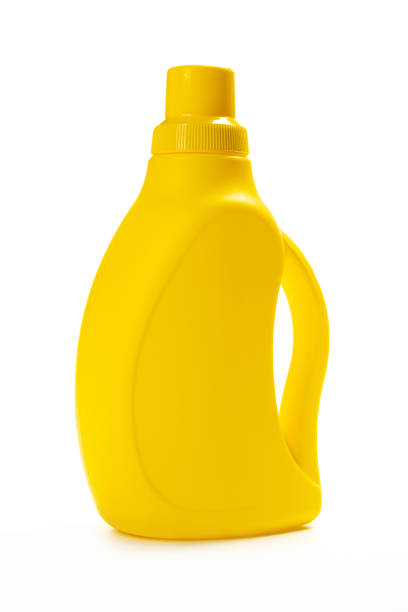 istock Plastic bottle of cleaning product. Isolated on white background 1369497069