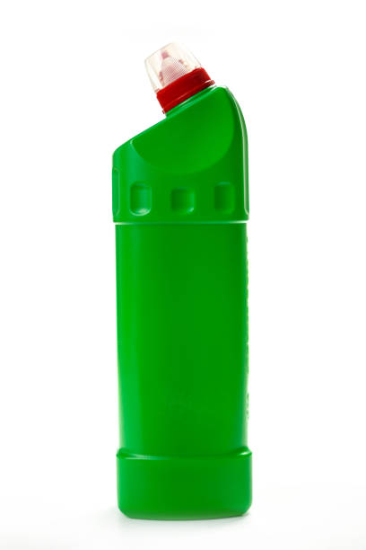 istock Plastic bottle of cleaning product. Isolated on white background 1369497093