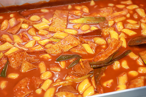 Traditional Korean food, snacks, tteokbokki