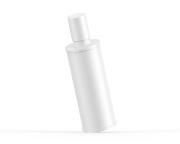 istock Blank plastic cosmetic bottle for branding and mockup, 3d render illustration 1369503295