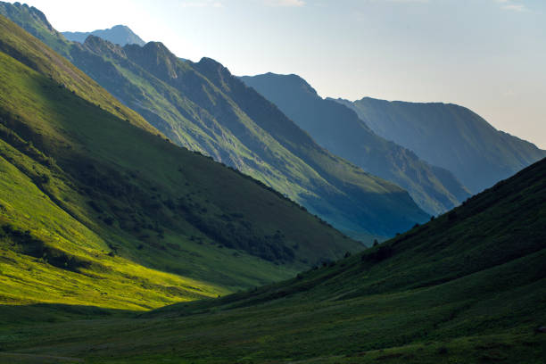 Beautiful mountain landscape in the morning