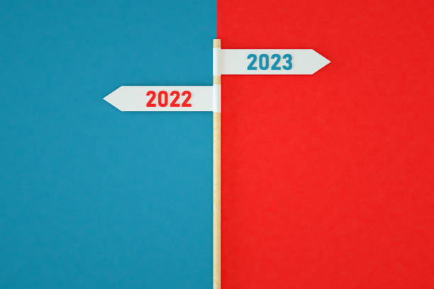 istock 2022 and 2023 road sign two color background 1369509078