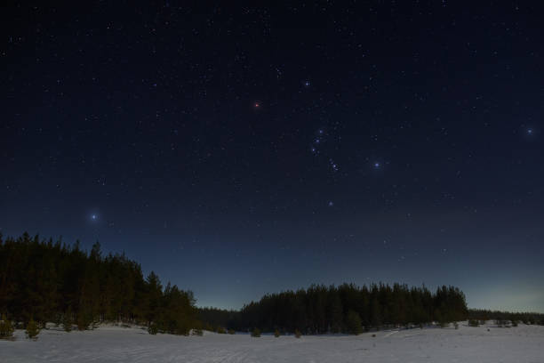 istock Bright stars Constellation Orion in the night sky. 1369512083