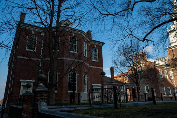 istock Independence Hall and Congress Hall and Surrounding Buildings 1369523844