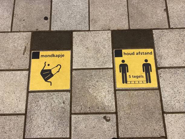 istock Pandemic (Covid-19) guidelines on tiles 1369525863
