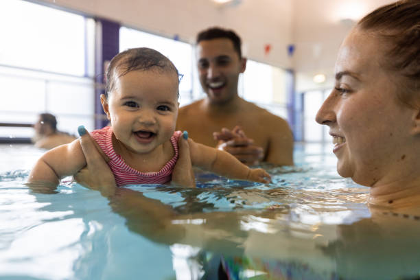 Enjoying Time in the Pool