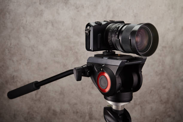 istock Video recording with a digital mirrorless video camera 1369531016