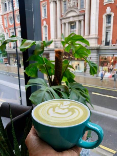 istock Matcha latte on Oxford Street 1369533509
