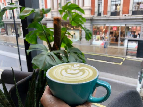istock Matcha latte on Oxford Street 1369533519