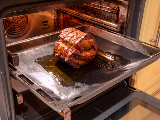 istock Fresh crust roast in the oven 1369534763