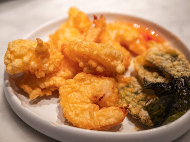 Japanese Food: Ebi (Shrimp) Tempura