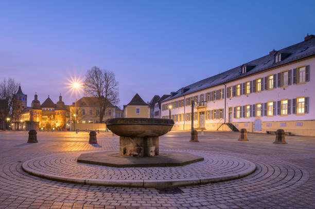 istock Cathedral Square of Speyer at dawn, Germany 1369540031