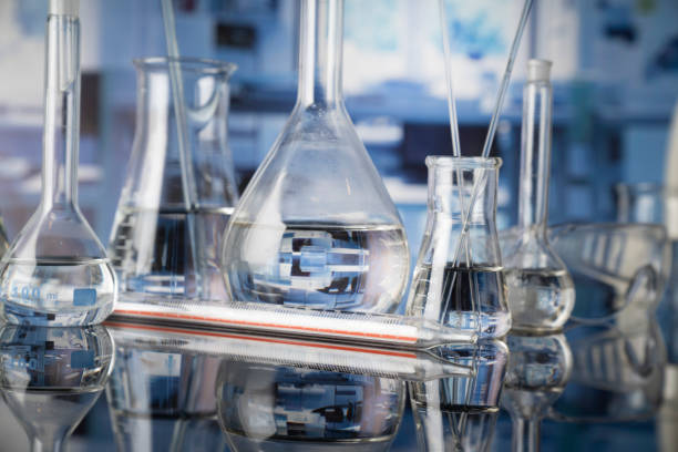 istock Laboratory investigations concerning test and medicine against covid. 1369543237