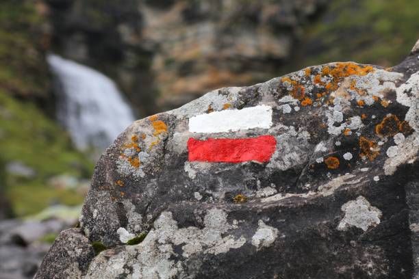 istock Pyrenees mountains hiking trail, Spain 1369549126
