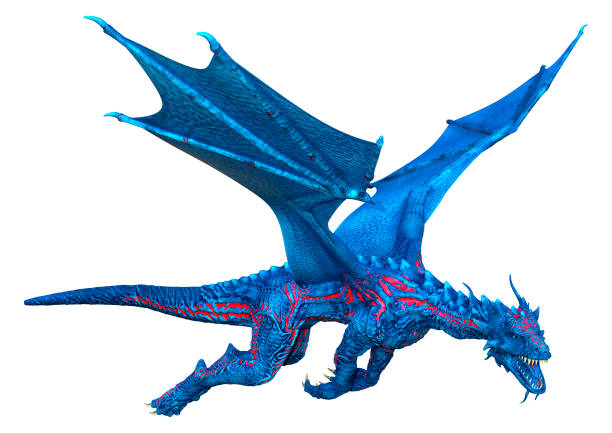 istock 3D Rendering Fairy Tale Dragon on White 1369551690