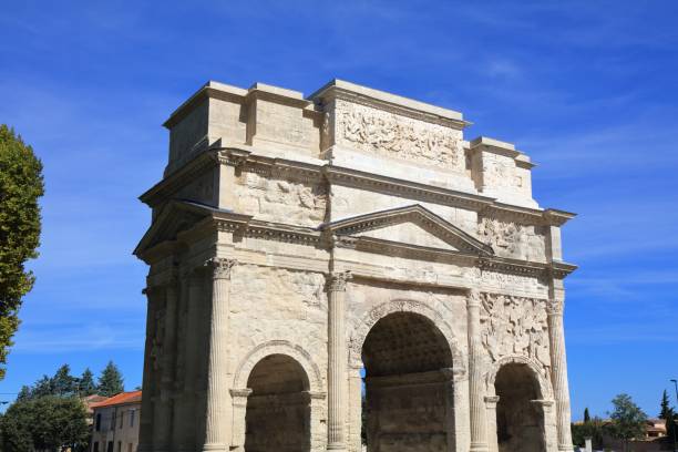istock Orange France - Triumphal Arch 1369551705