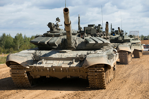 Modern tank Leopard 2A5