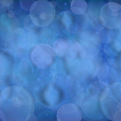 Shiny Blue Shade Abstract Bokeh Light Background.