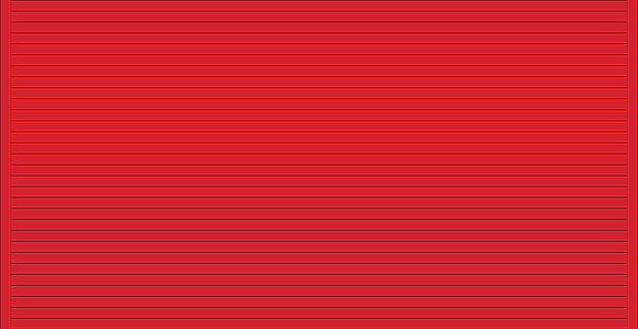 Panoramic background red garage doors, horizontal lines - Vector illustration