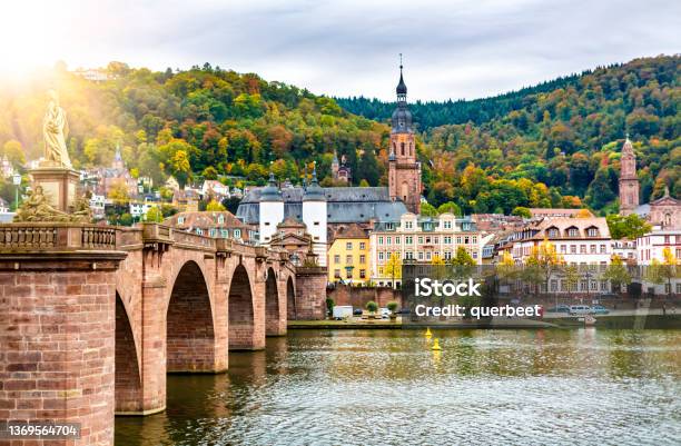 Bridge In Heidelberg Stock Photo - Download Image Now - Germany, Heidelberg - Germany, German Culture
