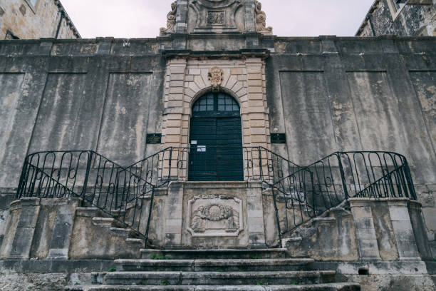 istock Dubrovnik Church staircase 1369566088