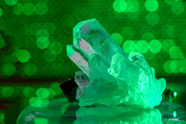 istock Glittering stones as a background photographed in the studio in long exposure 1369572640