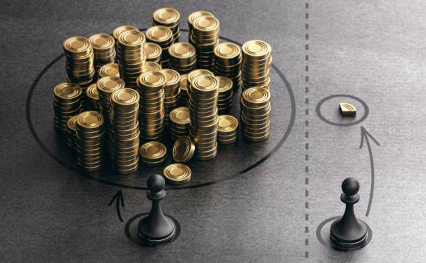 istock Income inequality. Economic gap between rich and poor. 1369582200