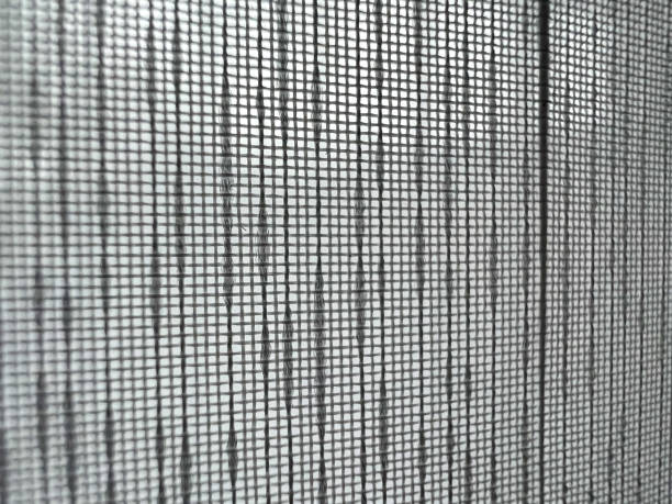 istock Close-up of fine white curtains. 1369582272