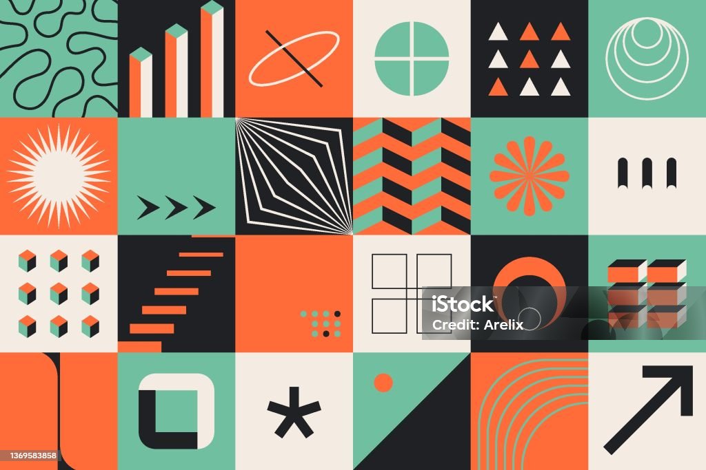 Simplegeo Background Images Minimal Geometric Background Simple Minimalist Bold Neo Geo Forms For ...