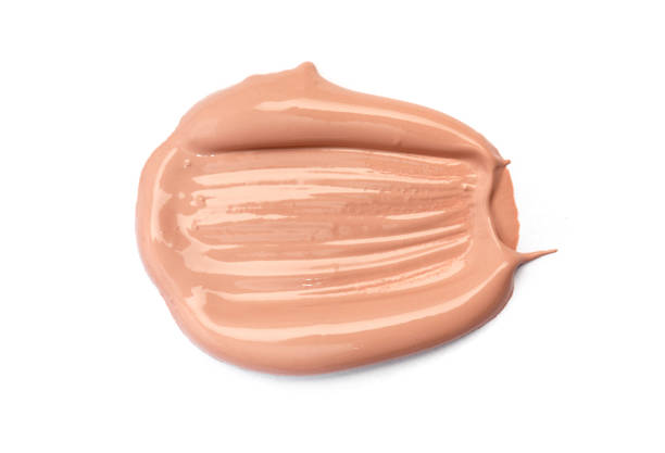 istock Beige Nude Liquid Foundation make up swatch texture 1369585271