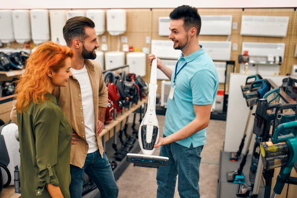 istock Household appliances and gadgets store 1369588698