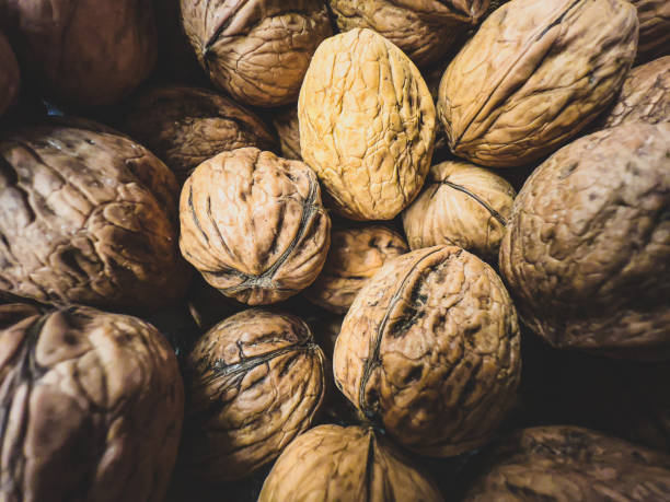 istock A close-up of some walnuts. 1369589066